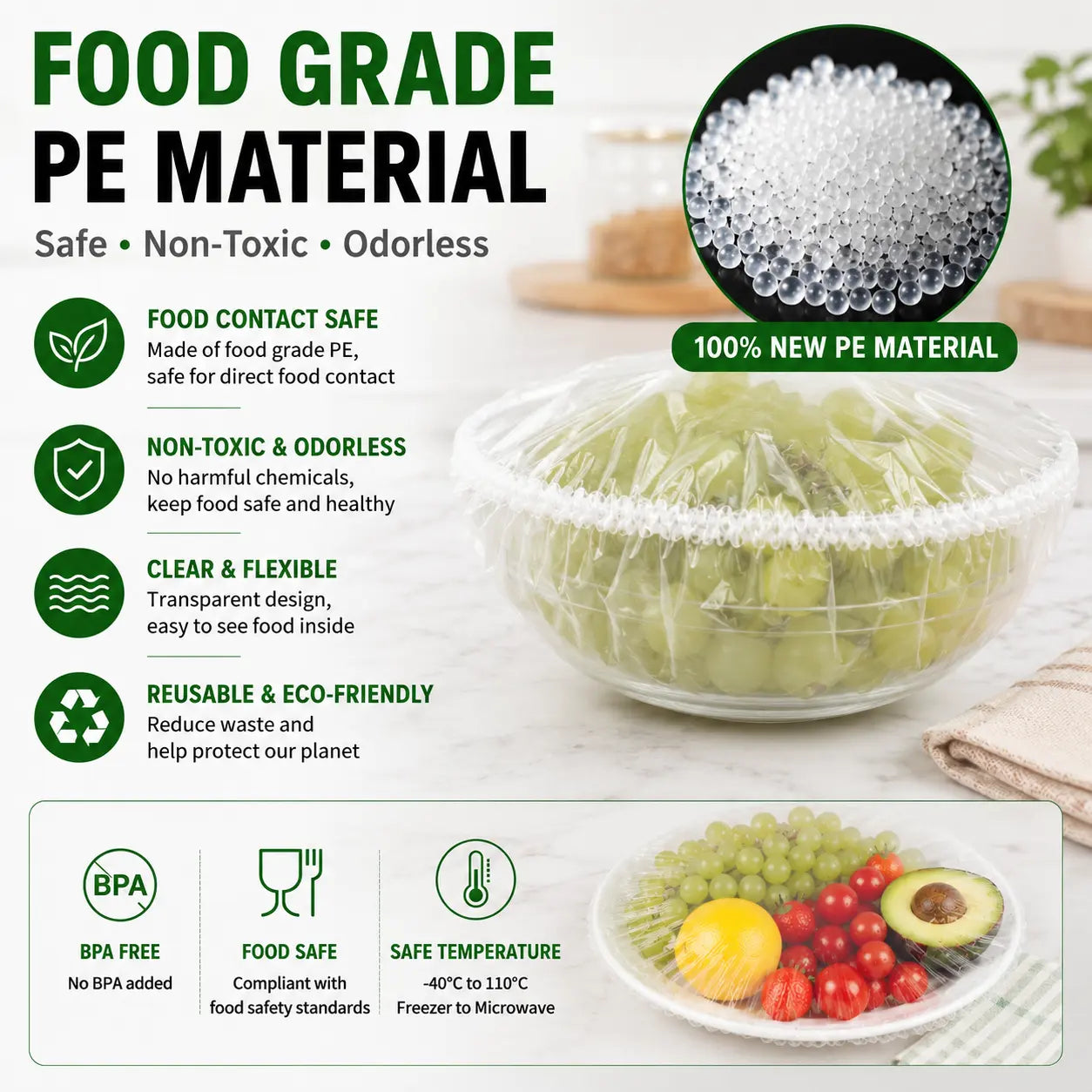 Disposable Stretch Food Covers